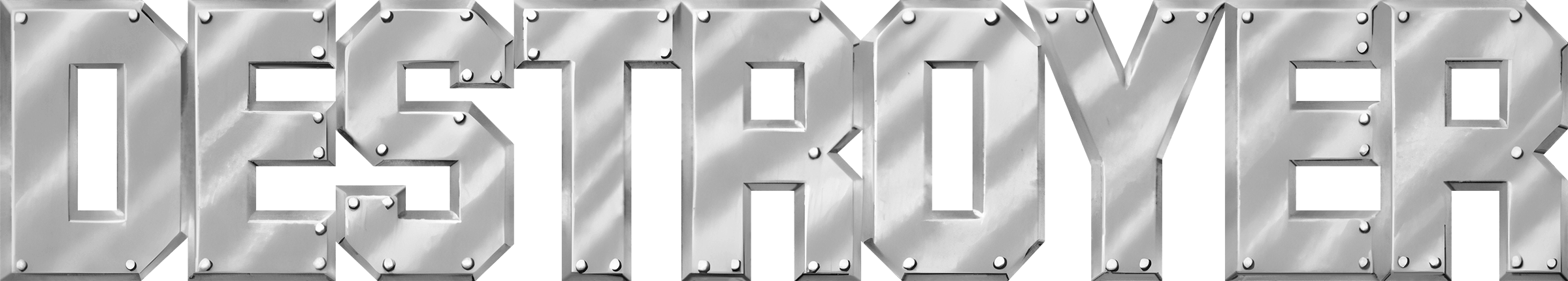 Destroyer logo for Apple II