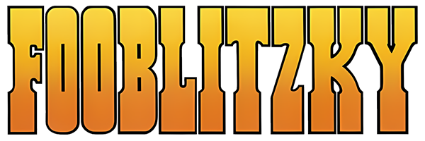 Fooblitzky logo for Apple II