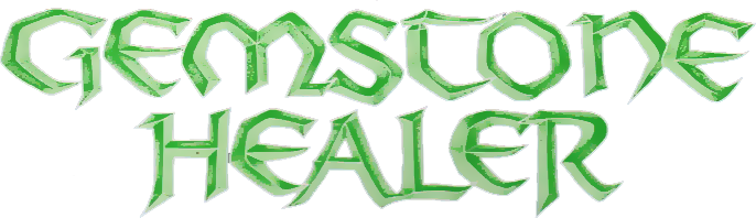 Gemstone Healer logo for Apple II