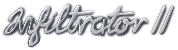 Infiltrator II logo for Apple II