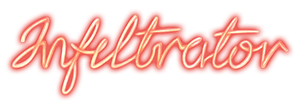 Infiltrator logo for Apple II