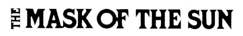 Mask of the Sun logo for Apple II