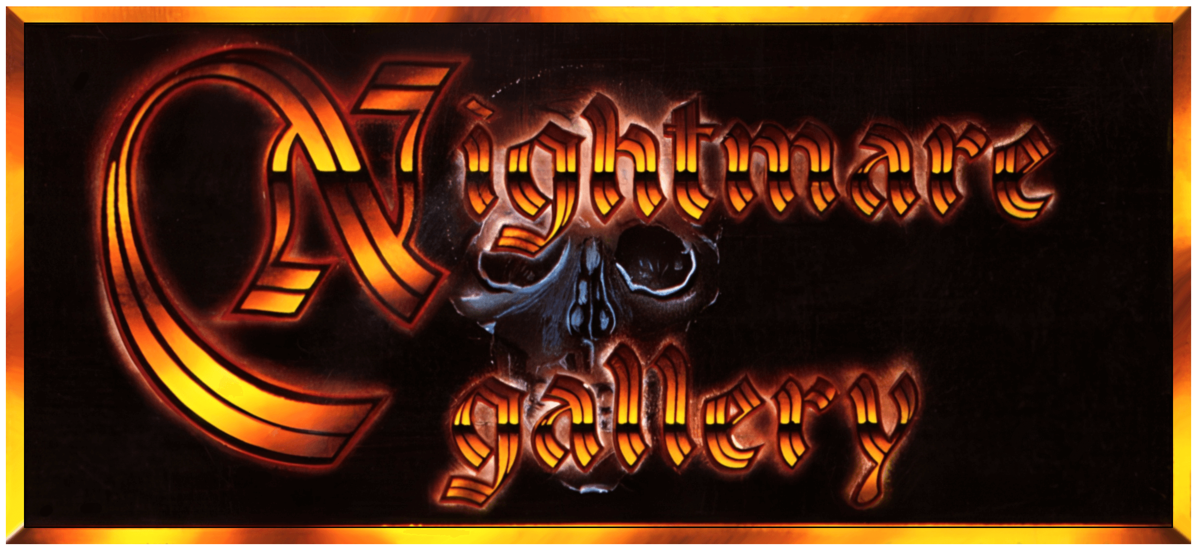 Nightmare Gallery logo for Apple II