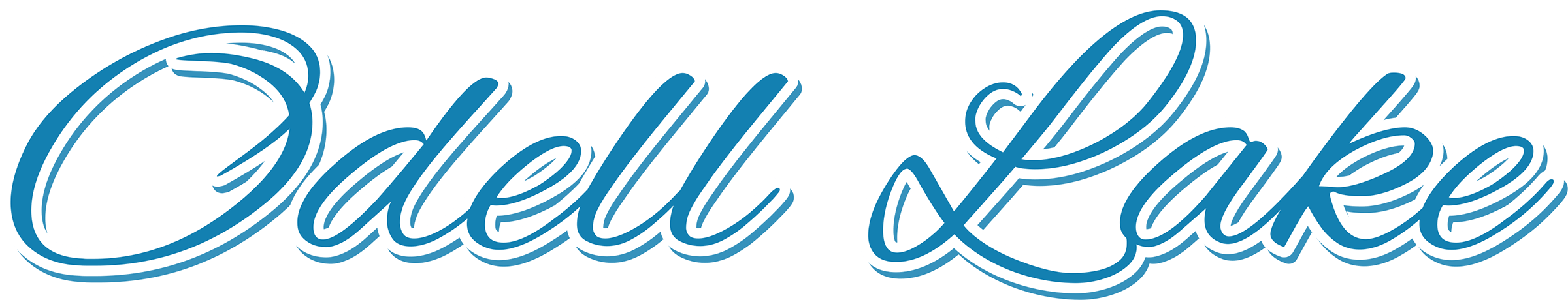 Odell Lake logo for Apple II