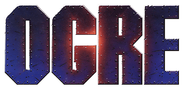 Ogre logo for Apple II