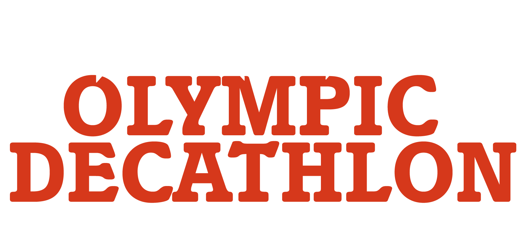 Olympic Decathlon logo for Apple II