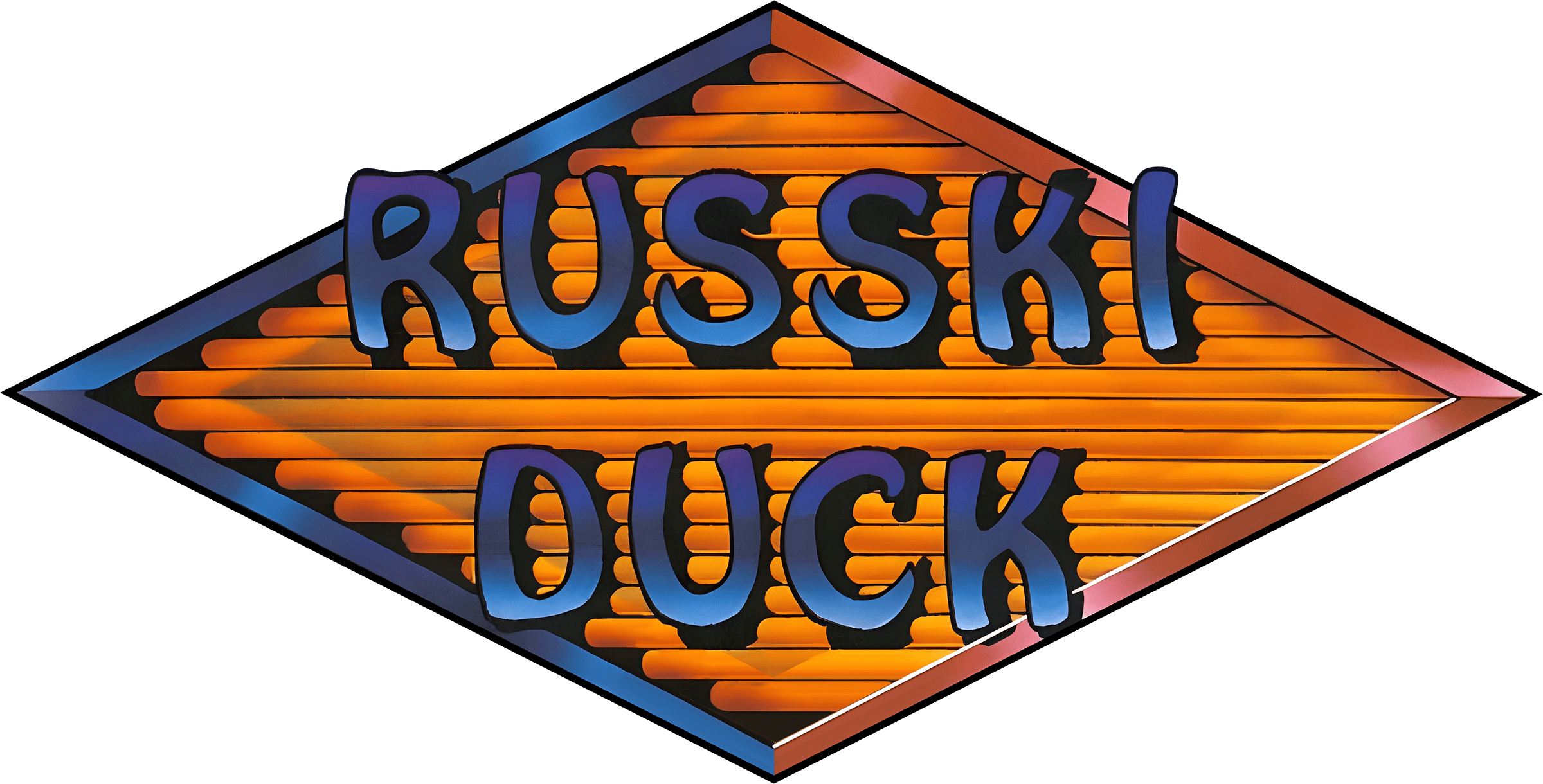 Russki Duck logo for Apple II