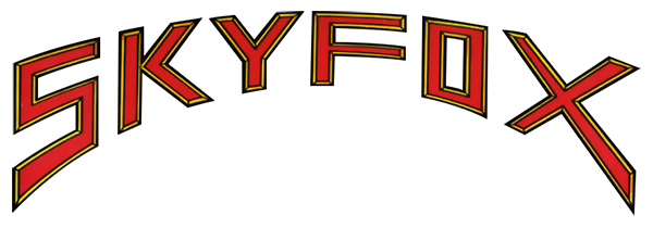 Skyfox logo for Apple II