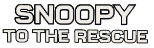 Snoopy to the Rescue logo for Apple II