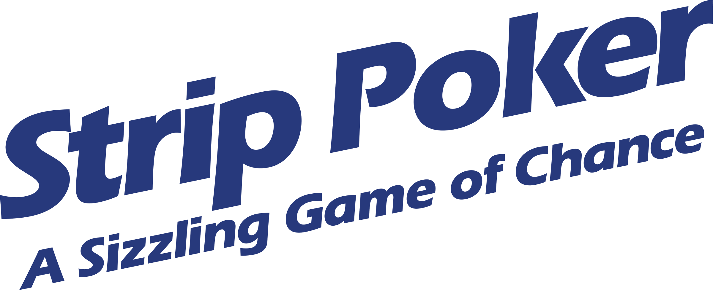 Strip Poker logo for Apple II
