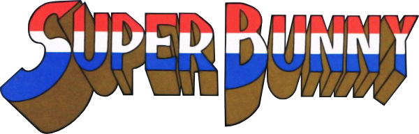 Super Bunny logo for Apple II
