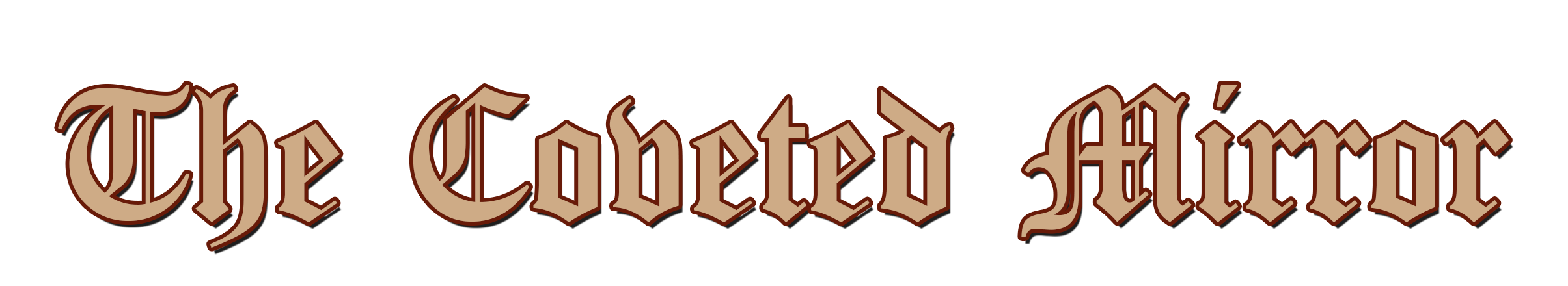 The Coveted Mirror logo for Apple II