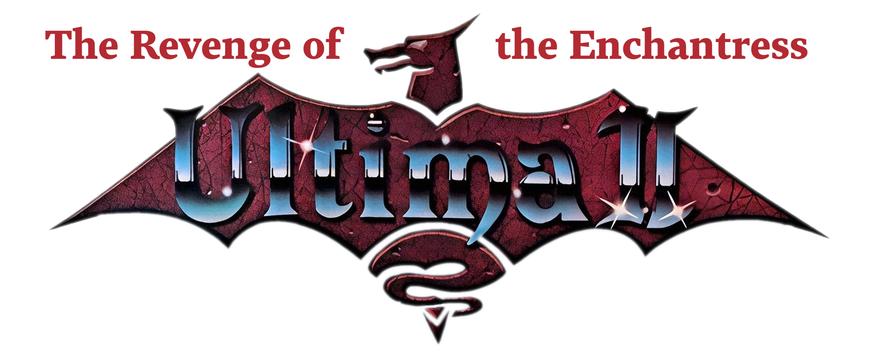 Ultima II: The Revenge of the Enchantress logo for Apple II