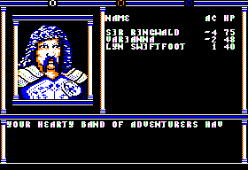 Advanced Dungeons & Dragons: Champions Of Krynn screenshot 2 for Apple II