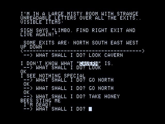 Adventureland screenshot 2 for Apple II