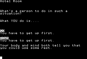 Amnesia screenshot 3 for Apple II