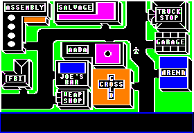 Autoduel screenshot 3 for Apple II