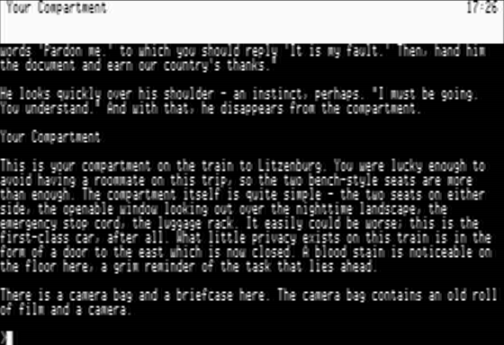 Border Zone screenshot 2 for Apple II