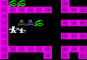 Caverns of Freitag, The screenshot 3 for Apple II
