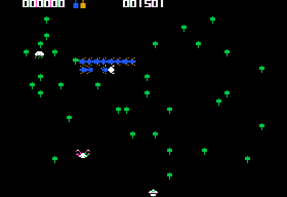 Centipede screenshot 3 for Apple II