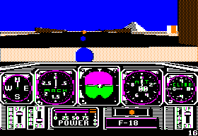 Chuck Yeager's Advanced Flight Trainer screenshot 3 for Apple II