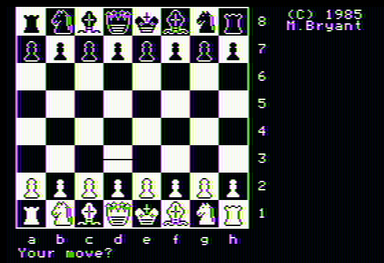 Colossus Chess 4 screenshot 2 for Apple II