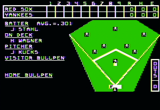 Computer Baseball screenshot 3 for Apple II