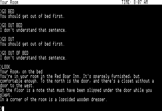 Cutthroats screenshot 3 for Apple II
