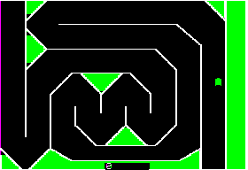 Death Race '82 screenshot 3 for Apple II
