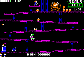 Donkey Kong screenshot 3 for Apple II