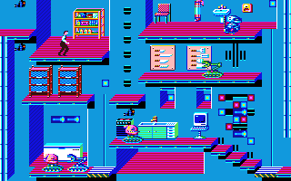 Impossible Mission II screenshot 3 for Apple II