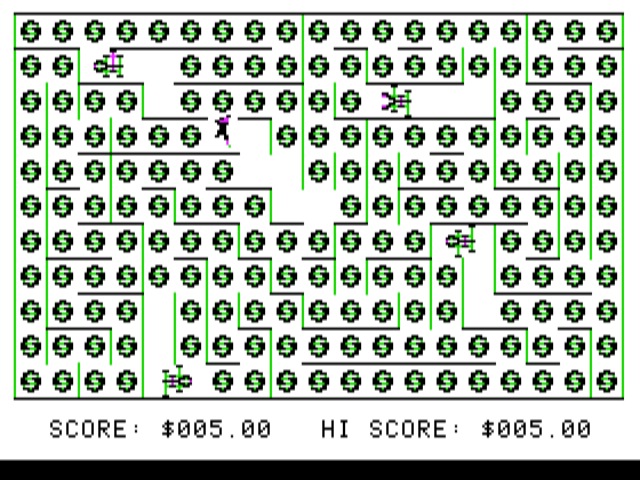 Money Munchers screenshot 2 for Apple II