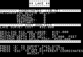 Oil Barons screenshot 3 for Apple II