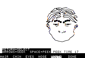 Police Artist screenshot 3 for Apple II
