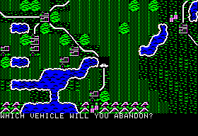 Roadwar 2000 screenshot 3 for Apple II