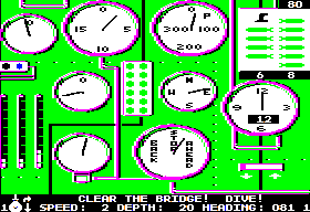 Silent Service screenshot 3 for Apple II
