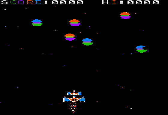 Space Eggs screenshot 2 for Apple II