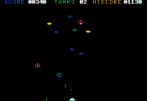 Space Quarks screenshot 3 for Apple II