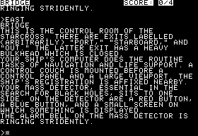Starcross screenshot 3 for Apple II