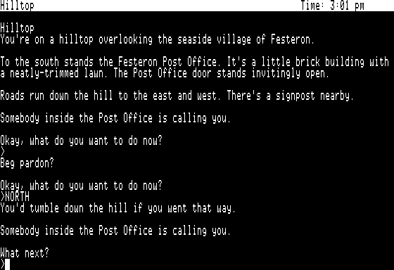 Wishbringer screenshot 3 for Apple II
