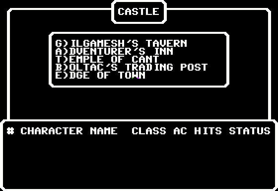 Wizardry III: Legacy of Llylgamyn screenshot 2 for Apple II