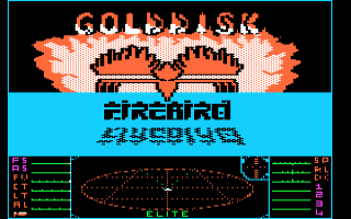 Elite title screen for Apple II