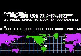 Hacker title screen for Apple II