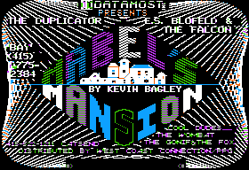 Mabel's Mansion title screen for Apple II