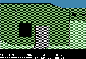 Mission Asteroid title screen for Apple II