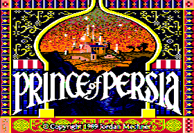 Prince of Persia title screen for Apple II