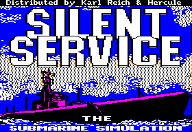 Silent Service title screen for Apple II