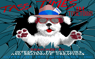 Tass Times in Tonetown title screen for Apple II