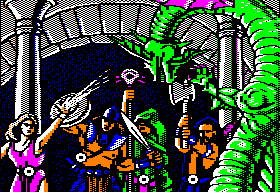 The Dark Heart Of Uukrul title screen for Apple II
