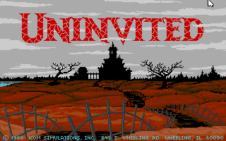 Uninvited title screen for Apple II